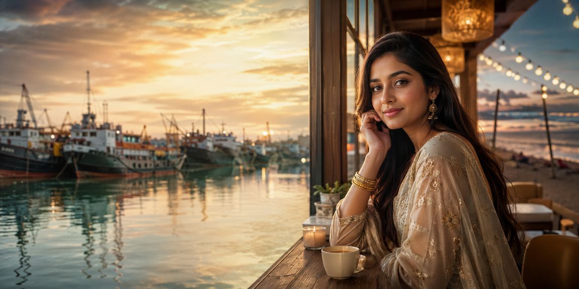 কক্সবাজার সৈকতে 5bet উৎসব বোনাস অফার উপভোগ করছেন একজন খেলোয়াড়
